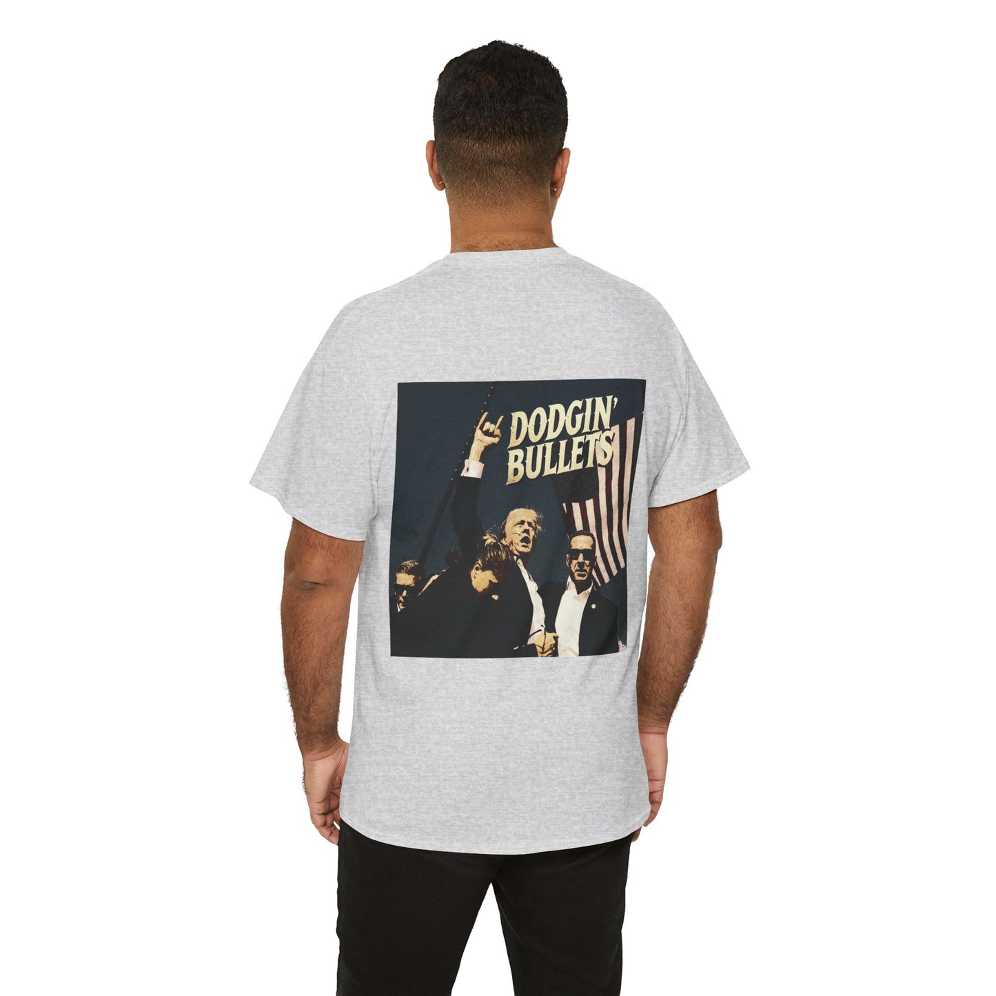 LIMITED EDITION Dodgin' Bullets Trump Tee Unisex Heavy Cotton Tee