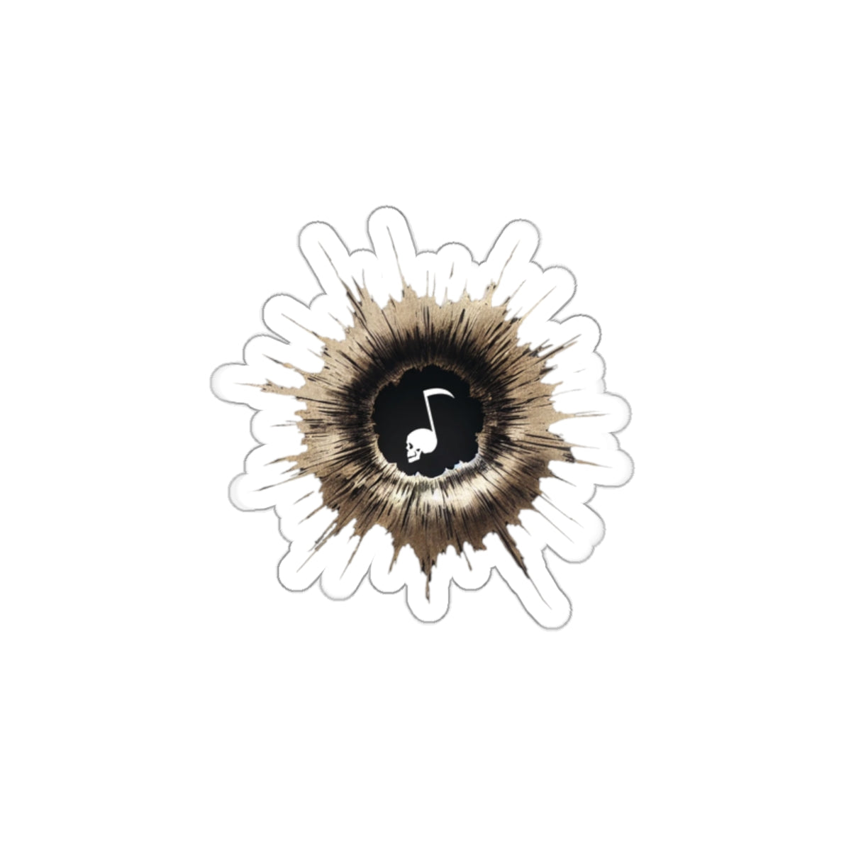 "Dodgin' Bullets" Bullet Hole Die-Cut Sticker