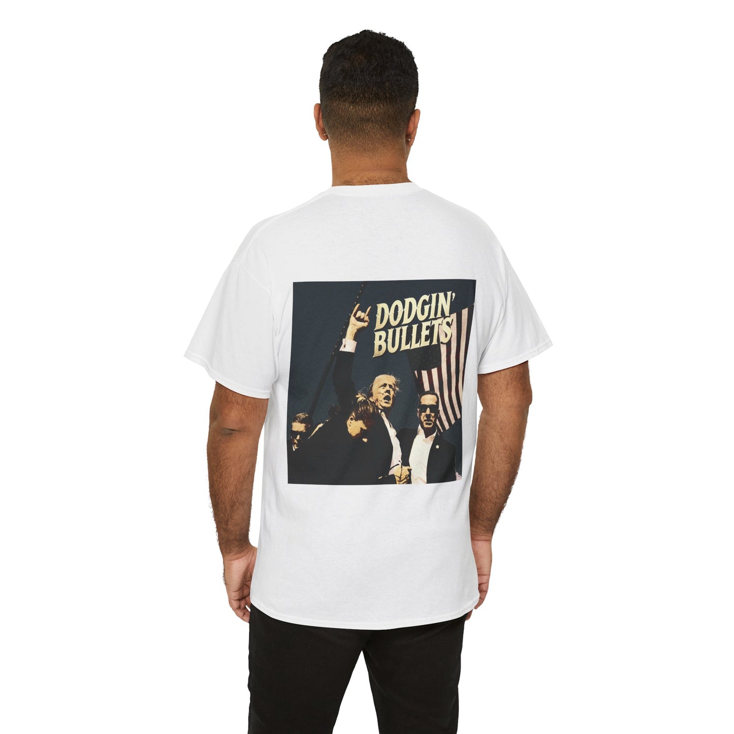 LIMITED EDITION Dodgin' Bullets Trump Tee Unisex Heavy Cotton Tee