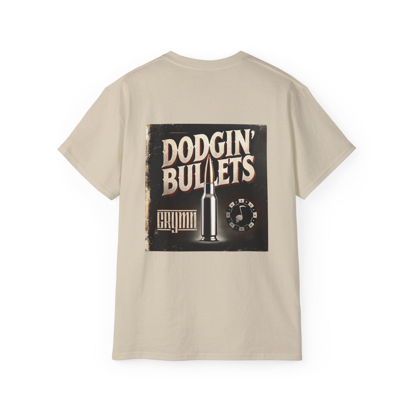"Dodgin' Bullets" Ultra Cotton Tee - Light