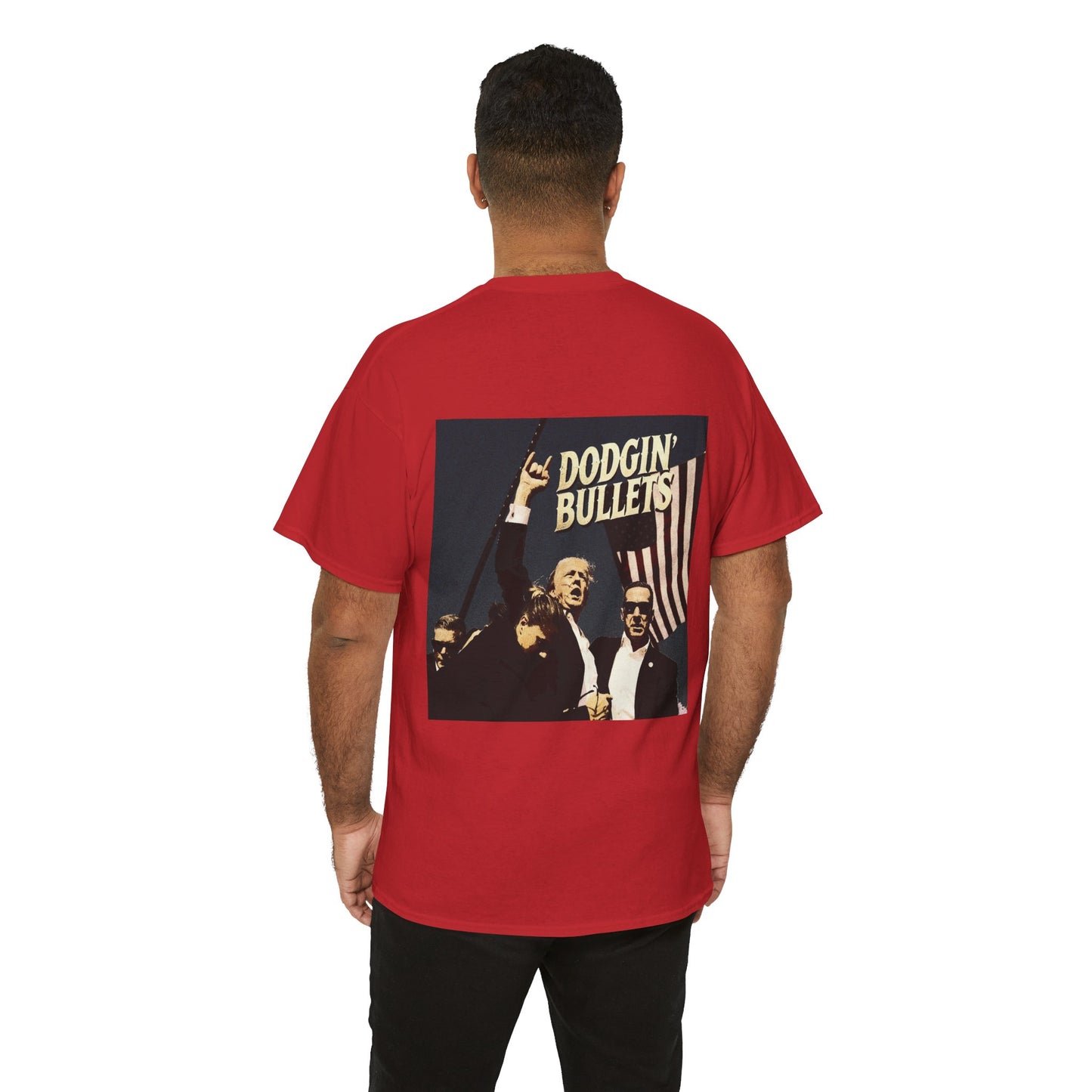 LIMITED EDITION Dodgin' Bullets Trump Tee Unisex Heavy Cotton Tee