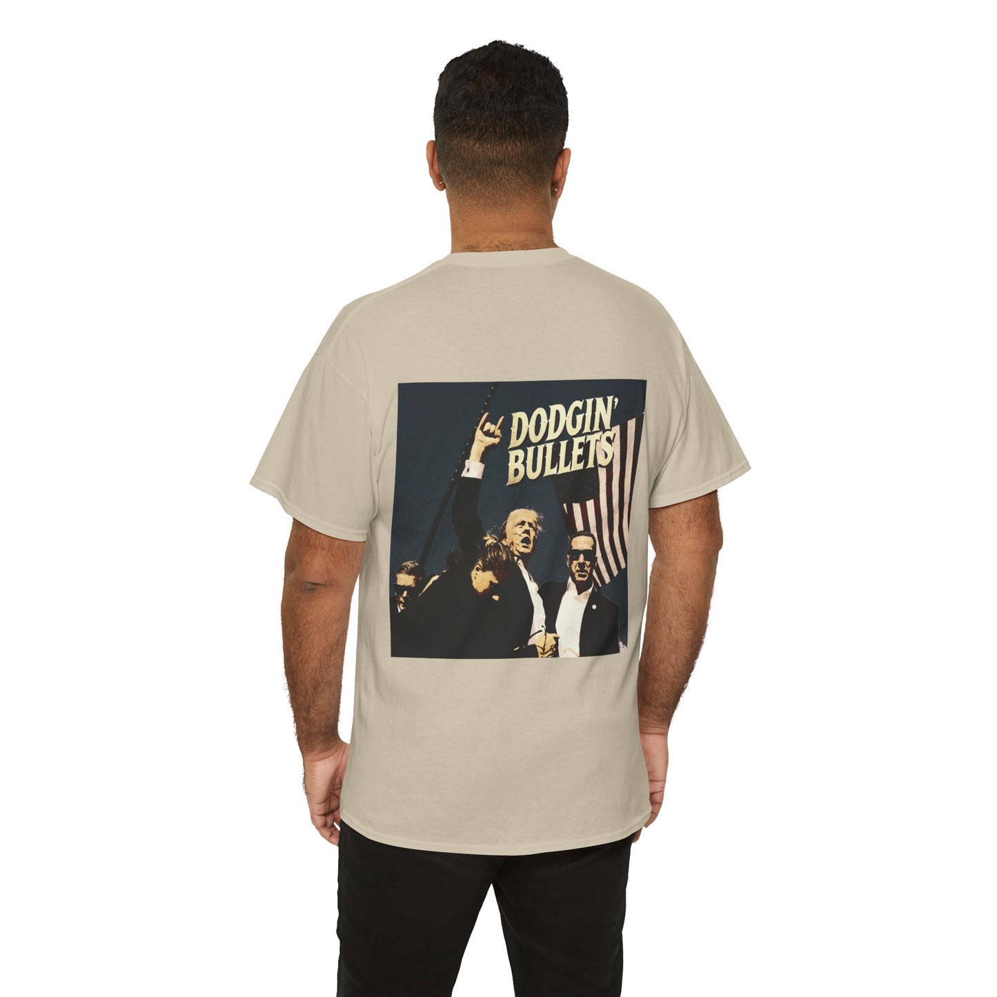 LIMITED EDITION Dodgin' Bullets Trump Tee Unisex Heavy Cotton Tee