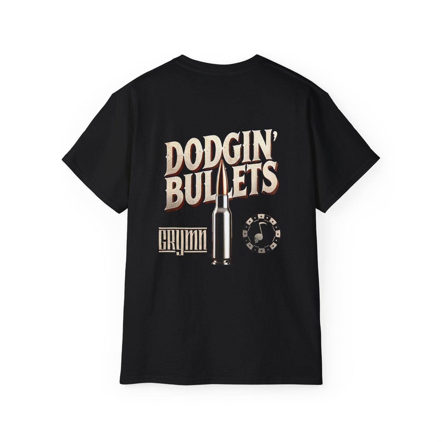 "Dodgin' Bullets" Ultra Cotton Tee - Dark