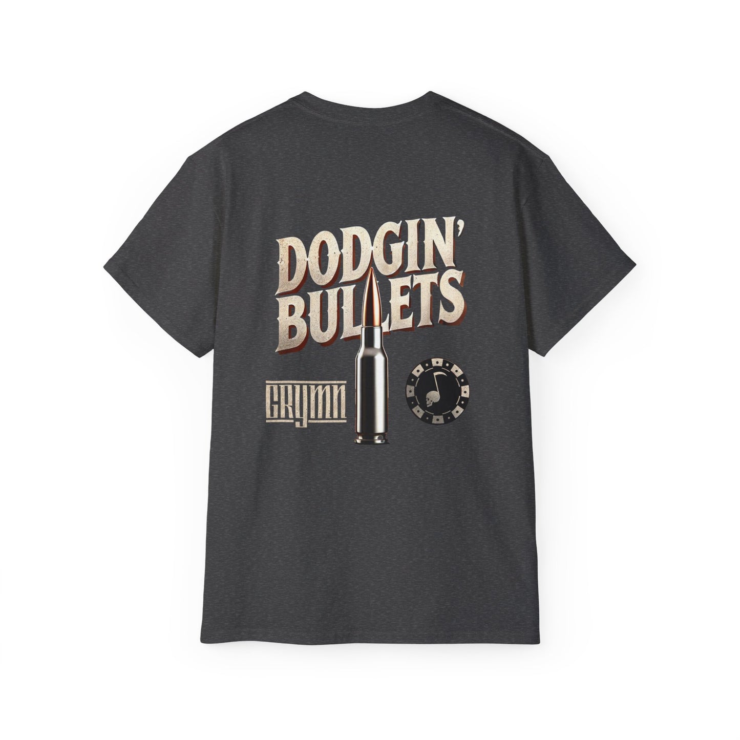 "Dodgin' Bullets" Ultra Cotton Tee - Dark