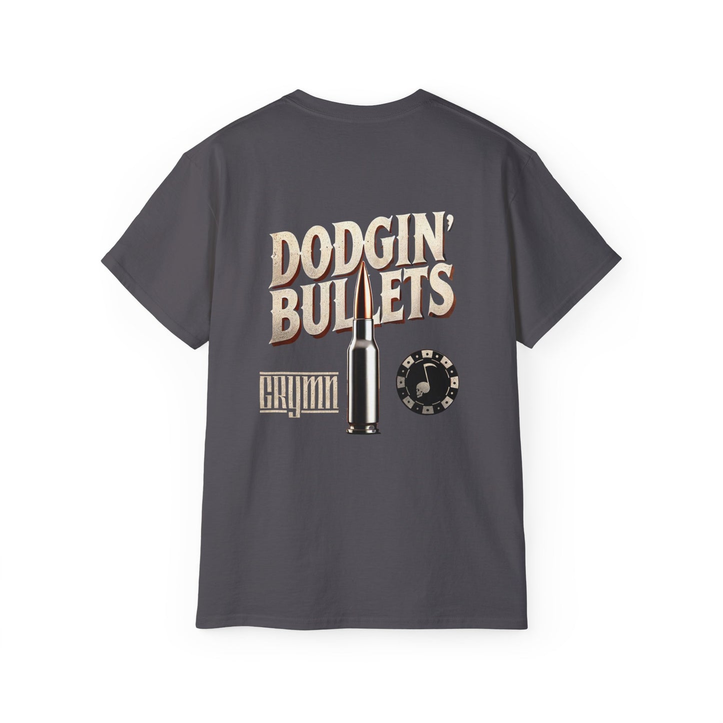 "Dodgin' Bullets" Ultra Cotton Tee - Dark