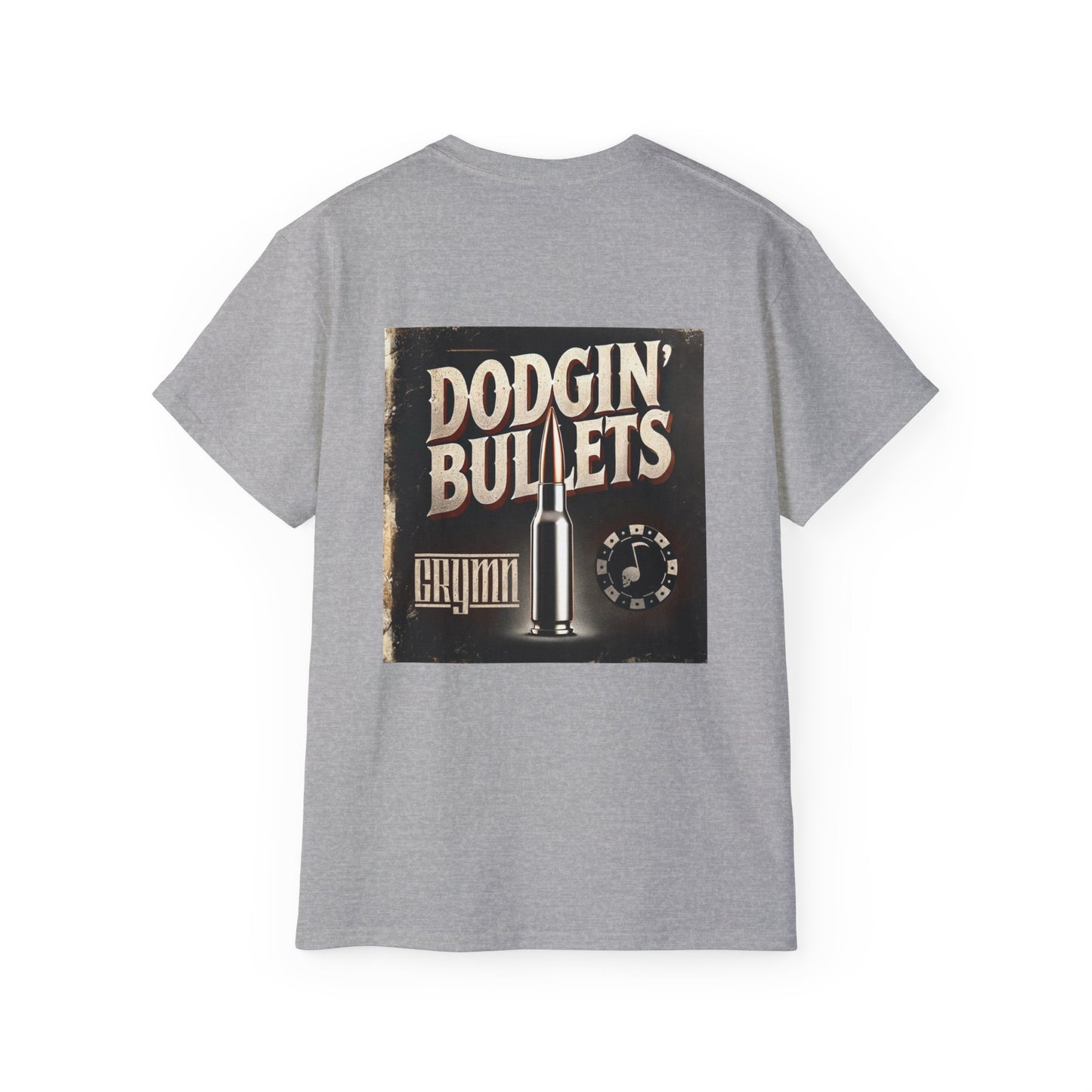 "Dodgin' Bullets" Ultra Cotton Tee - Light