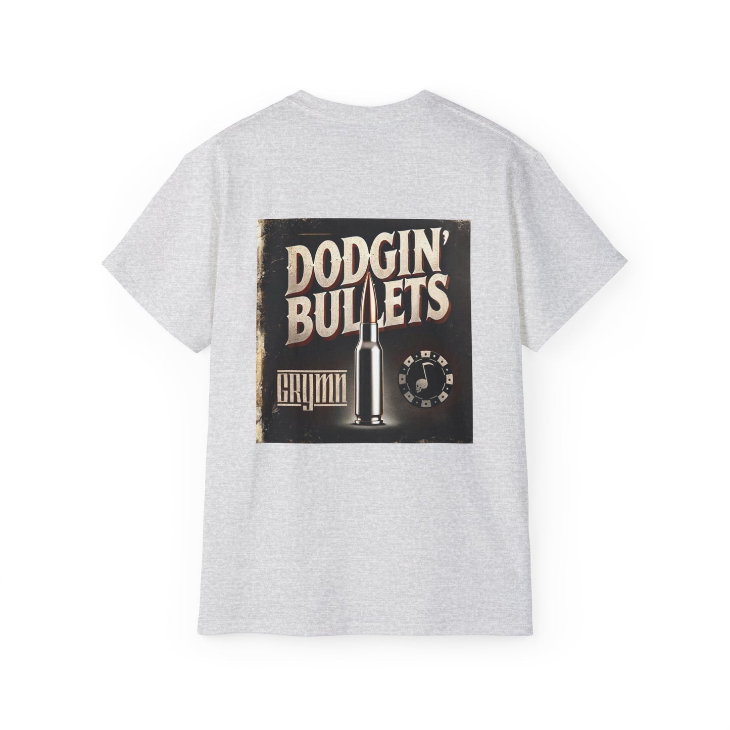 "Dodgin' Bullets" Ultra Cotton Tee - Light