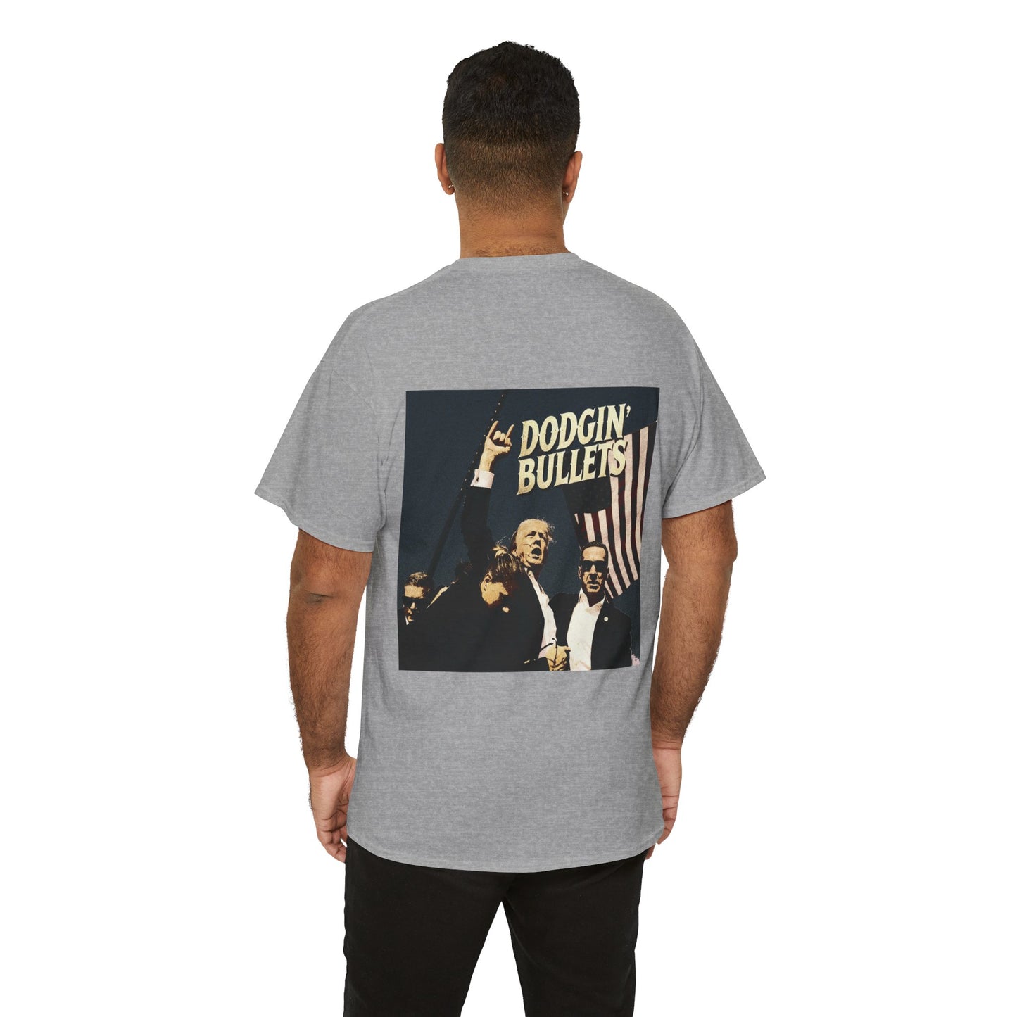 LIMITED EDITION Dodgin' Bullets Trump Tee Unisex Heavy Cotton Tee